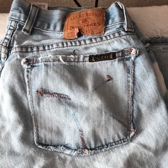 Lucky Brand Jeans | Distressed Lucky Brand Dungarees Jeans. P1271 | Color: Blue | Size: 8 | Pjhardrick's Closet